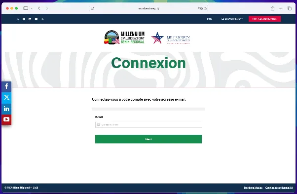 Formulaire de connexion