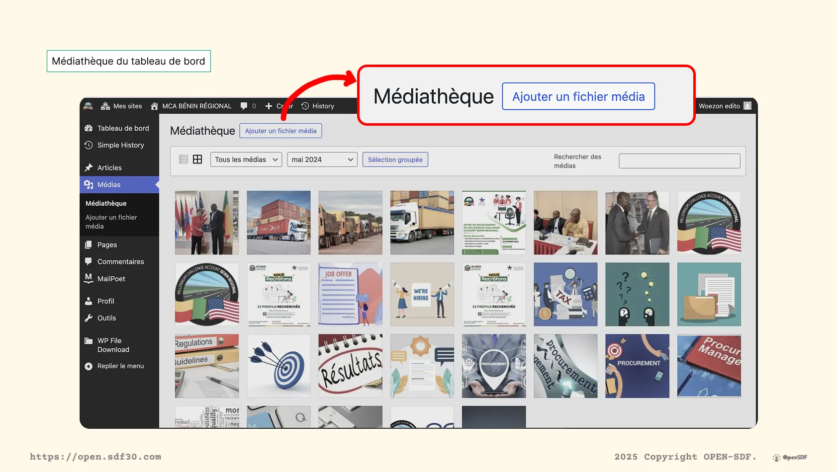 Gestion de la médiathèque